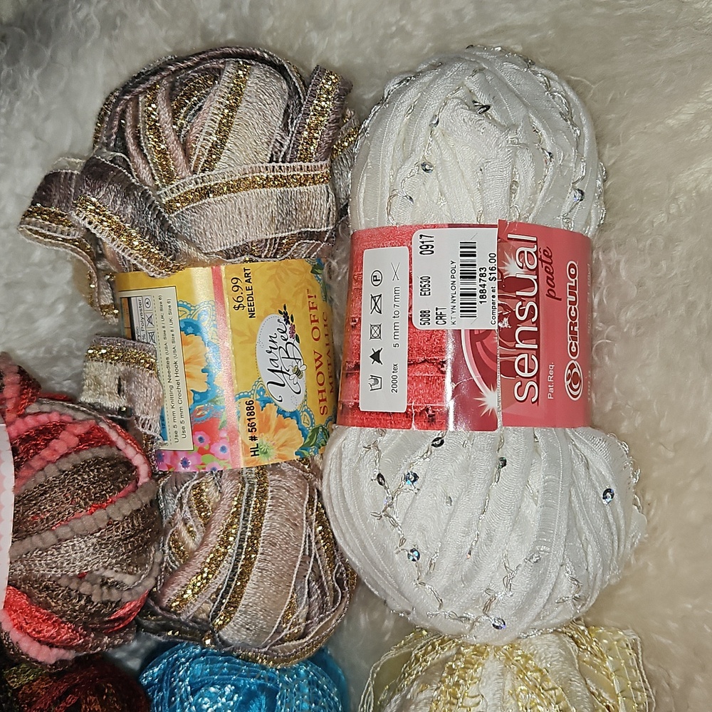 Starbella Lace And others ** Yarn/Lace Lot Of 6 - Picture 4 of 10